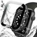 Miimall 対応Apple Watch 8 41mm/7 41mm 新型防水ケース 直角タイプ 防水 くもり止め アップルウォッチ8 2022 41mm 一体型新型ケース防塵 防曇 フイルム スポーツ 傷防止 防衝撃 全面保護ケース Apple Watch 7 カバー（41mm|クリア）