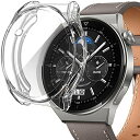 Miimall対応 Huawei(ファーウェイ) Watch GT3 Pro 43mm カバー TPU全面保護ケース 電気メッキ加工 高透過率 衝撃吸収 指紋防止 超軽量 Huawei Watch GT3 Pro ケース 気泡防止 脱着簡単（43mm｜クリア）