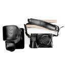 kinokoo SONY α6000 α6300カメラケース 16-50mmレンズ バッテリー交換でき ショルダーストラップ (BK)