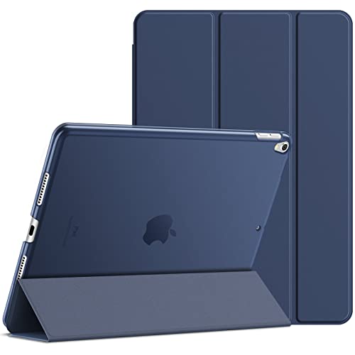 JEDirect iPad Air 3(2019)とiPad Pro 10.5(2017) 用ケース 三つ折スタンド オートスリープ機能 (紺)