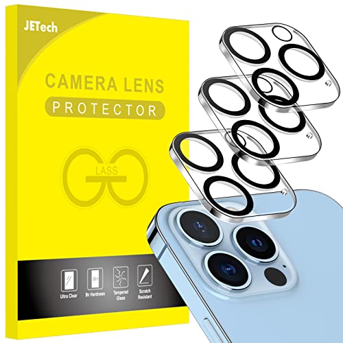JEDirect iPhone13ProMax (13 Pro Max) 6.7インチ/iPhone13 Pro 6.1インチ用 カメラフィルム レンズ 9H強化ガラス 高透過率 傷つけ防止 夜景撮影に影響なし 3枚セット