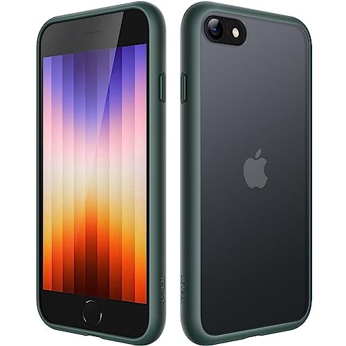 JEDirect ޥåȥ iPhone SE 3/2 (2022/2020), iPhone 8/7, 4.7 Ѿ׷ߥ꥿꡼졼ɤɻ ĤäȾƩåС ɻ (ǻп)