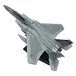 Dovhmoh 1/100スケールダイキャスト飛行機、F15イーグルアメリカンネイビー飛行機モデル、コレクションギフト、家の居間の装飾用