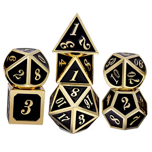 Yourandoll 7 ᥿ ¿ΥD20 D12 D10 D8 D6 D4 Dungeons and Dragons DND TRPG MTGơ֥륲 16mm (֥å)