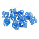 Yourandoll 10 ʑ̃_CX D10 (1-10) TCR 10ʃ_CX Dungeons and Dragons ADNDA TRPGA MTGȂǃe[uQ[p (u[)