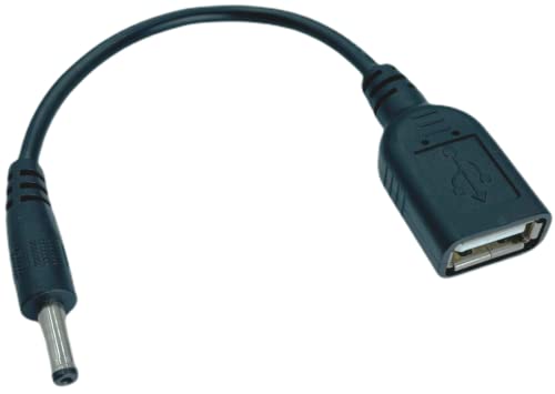 CNCTWO コネクトツー DCプラグ外径3.8/内径1.4mm オス -USB A メス ファン付き作業服 電気加熱服 ワークマン 村上被服 冬場のバッテリー活用に USB-DC変換ケーブル C2EA3814015