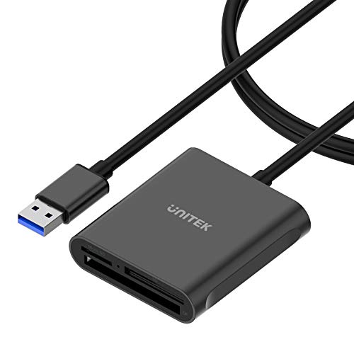 Unitek USB3.1 Gen1 }`J[h[_[ 3Xbg SDETF/microSDERpNgtbV/CFJ[h[_[ 3 ɓǂݎ ϋvA~ 3in1OtJ[h[_[  f[^ǎ f[^ڍs P[u120cm ubN