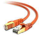 5m CAT8 LANケーブル カテゴリー8 超高速 40Gbps 2000MHz CAT8準拠 有線ケーブル 26AWG SFTP RJ45 光回線 高速 ランケーブル 2重シールド ツメ折れ防止 ゲーム用有線けーぶる イーサネットケーブル モデム ルーター PoE PS3 PS4 PS5 XBox等に対応 (KASIMO,5m, オレンジ