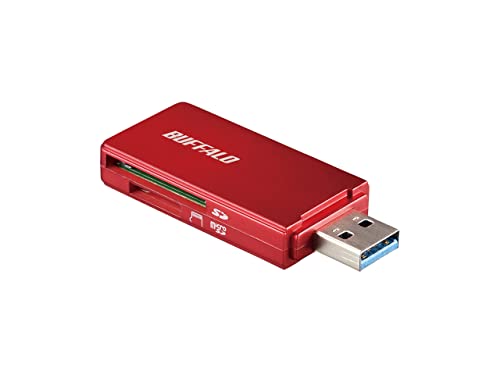 obt@[ BUFFALO USB3.0 microSD/SDJ[hpJ[h[_[ bh BSCR27U3RD
