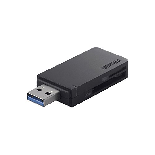 obt@[ BUFFALO J[h[_[/C^[ USB3.0&^[{PC EXΉf ubN BSCR26TU3BK