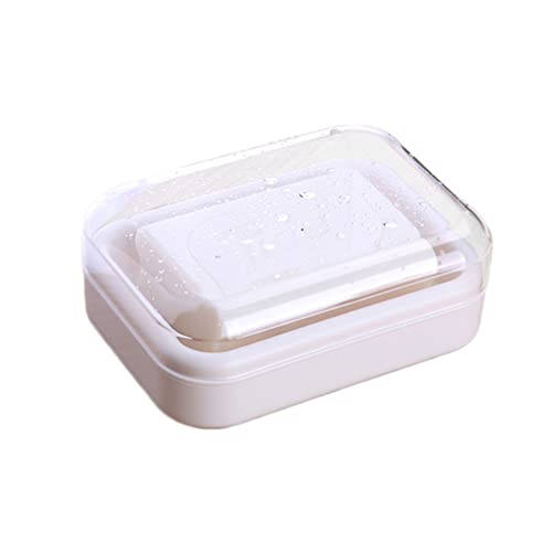商品情報商品の説明説明 この石鹸皿は、バスルームの透明で丈夫な蓋と排水システムによって石鹸を清潔で保つために毎日必要なものです。ロックでき、石鹸が出ません。家庭での使用だけでなく、旅行、ハイキング、キャンプ、その他のアウトドアアクティビティにも最適です。 機能 -カラー：ベージュホワイト。 -マテイラル：プラスチック。 -サイズ：13.5x9.6x5.8cm。 -プラスチック製で、軽量で錆びることはありません。 -ロックが付いているので、石鹸が滑り落ちる心配はありません。 -お手入れが簡単で、使い勝手が良い。 -カウンターで使えるモダンでシンプルな石鹸皿。 - Color: As Shown. - Size: L. Package Including 1xソープディッシュ主な仕様 【おしゃれなデザインの蓋付きソープディッシュ】シンプルで飽きのこないデザインで石鹸を清潔に保つ蓋付きソープディッシュです。 見た目のスタイリッシュさだけではなく、軽くて丈夫な素材を使用しているので機能性も抜群です。br【水がたまりにくい二層構造◎】透明ボックスは石鹸と水をしっかり分離できる二層構造。 バスルームのソープディッシュとしてだけでなく、キッチンのスポンジホルダーとしてもお使いいただけます。br【耐久性が高く安全な素材を使用】ABS+PP素材を採用し、金属材料を含まないため、錆びることなく長期間使用できます。 そのため、お風呂場やトイレだけでなく、出張や旅行にも持ち運べます。br【密閉型設計】ポータブルソープディッシュはスナップオンデザインで、蓋をしっかり締めて密閉性を確保し、水漏れを防ぎます。br【多目的】ジム、バスルーム、スパなどで使用でき、出張、一晩の滞在、または短期旅行に最適です。
