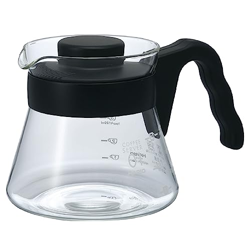 HARIO(ハリオ) V60コーヒーサーバー 電子レンジ/食洗機対応 450ml ブラック 日本製 VCS-01B