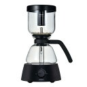 HARIO(ハリオ) Electric Coffee Syphon 3杯用 実用容量360mL ブラック 電気式 サイフォン コンパクト HARIO Glass ECA-3-B