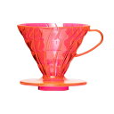 HARIO V60SP PostCoffee オリジナルコーヒードリッパー (Neon Pink)