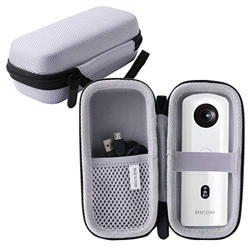 RICOH THETA X/THETA SC2/ Theta S V 360/ Theta SC 360 専用兼用カメラカバー 保護対応収納ケース -WERJIA JP グレー 