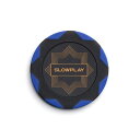 SLOWPLAY Nashクレイポーカーチップ 14g 重量感あるクレイチップ 40mm 大きめ 50枚入り ブルー(チップバリュー表記なし)