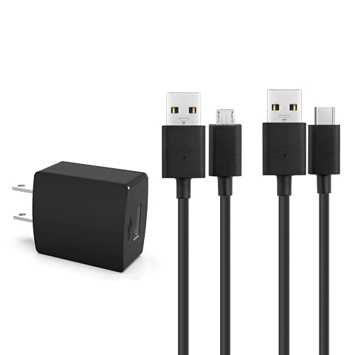 Superer Xperia,Kindle,Fire,Fire HD,Vankyo,Umidigi,Winnovo,Dragon Touchp[d USB[d1+P[u2{(TYPE-C+MicroUSB) X}z ^ubgp[d A_v^ ACA_v^[ dA_v^[ [dR[h [dP[u P[uv2{ Micro USB/USB Cݔ