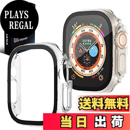 【送料無料】TALENANA Apple Watch Ultra/Ultra2 用 ケース 49mm アップルウォッチシリーズUltra/Ultra2 用 保護カバー ガラスフィルム 一体型 PC素材 タッチ感良好 アップルウォッチUltra/Ultra2用 カバー 全面保護 高透過率 指紋防止 衝撃吸収 Ultra/Ultra2 アクセサリー (