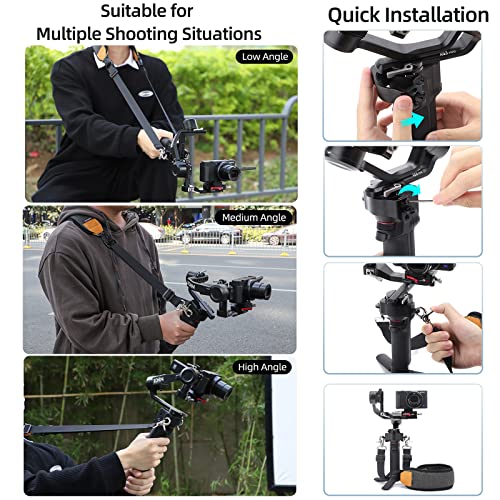 ������̵����TMOM TMOM DJI RS3 Mini���ȥ�å� �����������ȥ�å� �����������ȥ�å� ����դ���ñĹ��Ĵ���ǽ �ޤꤿ���߻���Ĺ����55.5��76.5cm RS3 Mini ����Х륹���ӥ饤�������������꡼