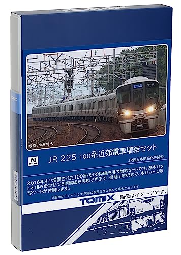 商品情報商品の説明説明 225系は2010年に登場した新型電車です。 2016年から増備された100番代は前面のデザインが変更され4両編成と8両編成が用意されました。 2023年3月のダイヤ改正で新快速の有料座席サービスAシート車両の700番代が登場しました。 225系は2010年に登場した新型電車です。 2016年から増備された100番代は前面のデザインが変更され4両編成と8両編成が用意されました。 2023年3月のダイヤ改正で新快速の有料座席サービスAシート車両の700番代が登場しました。 【商品】 新快速のAシート編成がTOMIXで楽しめます。 本セットと［98545］基本4両セット、［98544］Aシート4両セットで12両編成で運用される姿を再現可能。 前面表示部は交換式で印刷済みパーツ装着済み、交換用パーツ付属。 車番は基本セット付属の転写シート対応。 ヘッド・テールライトは白色LEDで点灯。 ヘッド・テールライトは常点灯基板装備・ON-OFFスイッチ付。 先頭車運転台側TNカプラー (SP)装備。 フライホイール付動力、新集電システム、銀色車輪採用。 ※鉄道模型はレールより給電するシステムです。走行、発光、点灯する場合でも電池は使用しません。 ※本製品は発光しません。 ※本製品は点灯しません。 ※本製品は電池を使用しません。 ※本製品に電池は含まれません。 ※本製品は燃料を使用しません。 ※本製品に燃料は含まれません。 ※本製品に塗料は含まれません。 ※本製品に接着剤は含まれません。主な仕様 Aシート編成と組み合わせて新快速列車を再現!br本セットと［98545］基本4両セット、［98544］Aシート4両セットで12両編成で運用される姿を再現可能。brJR西日本商品化許諾済