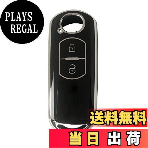 【送料無料】[Kinotaka] マツダ車用 TPU製スマート キーケース 2ボタン マツダ2 CX5 CX3 CX7 CX8 CX9 R..