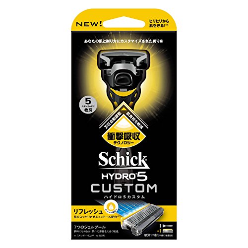 Schick(シック) シック Schick ハイドロ5カスタム リフレッシュ ホルダー 替刃1コ付 (替刃1コは本体に装着済み)