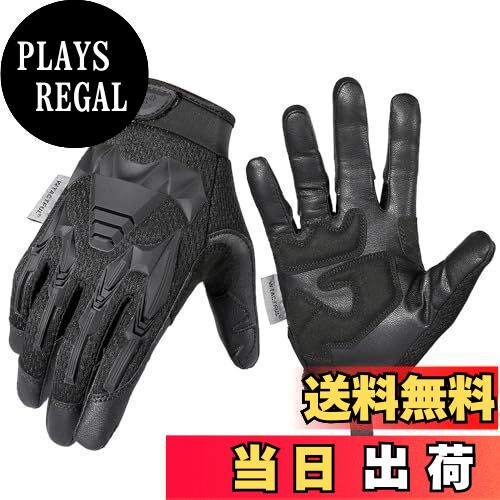 WTACTFUL タクティカル グローブ スマホ対応 オリジナルグローブ マルチカム 迷彩 カモフラージュグローブ サバゲー バイク サバイバルゲーム アウトドアスポーツ用 ブラック S-B65