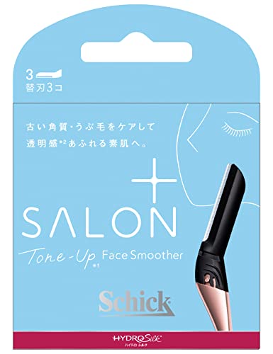 シック Schick ハイドロシルク サロンプラス トーンアップ フェイススムーサー 替刃(3コ入) カミソリ