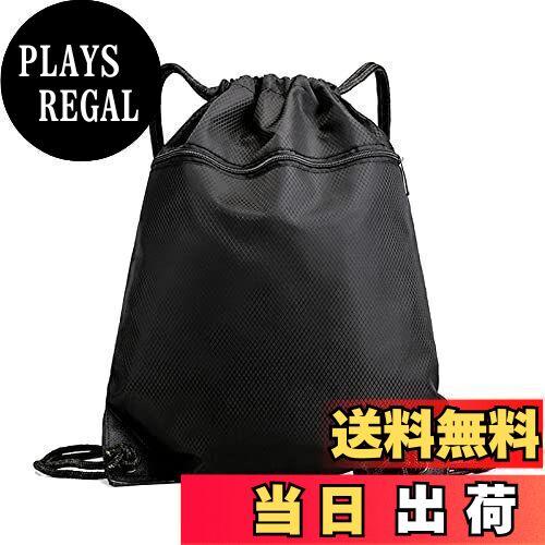 【送料無料】[LIKENNY] ジムサック リュック ナップサック プールバッグ 防水 軽量 折り畳み 多機能 シ..