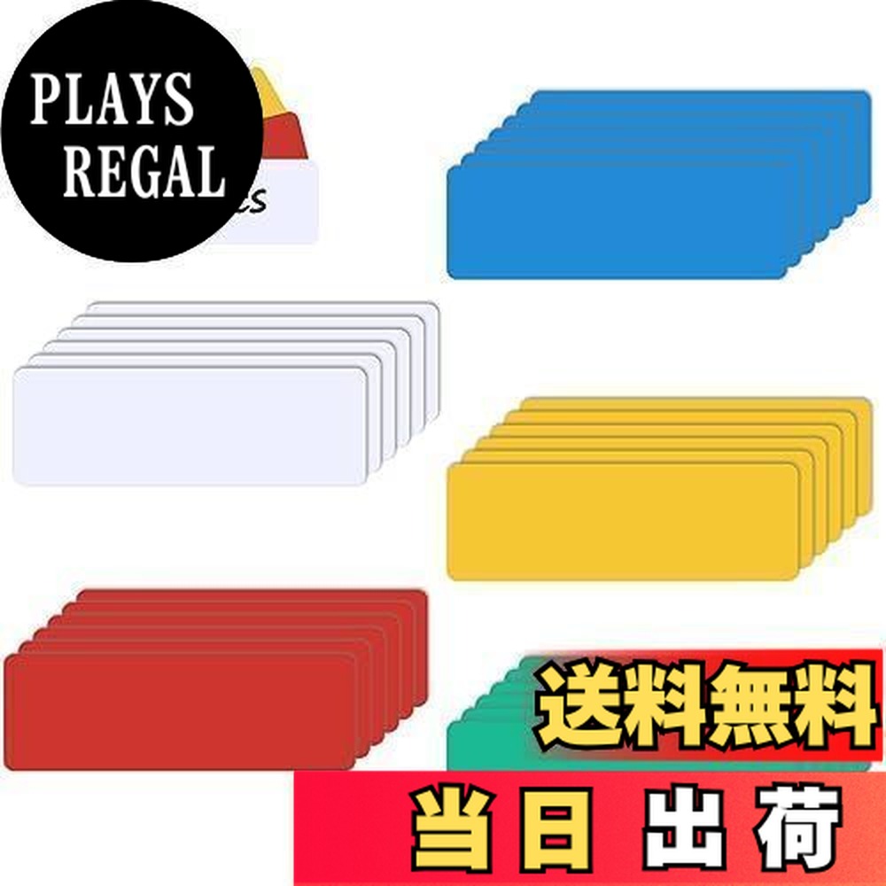 【送料無料】BTtime ホワイトボード 磁気ラベル 5色 マグネットに書き込める ステッカー 強力 磁気シー..