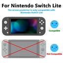 eXtremeRate Switch Liteに対応用ブラックボーダー透明なHDクリアセーバー保護フィルム、Switch Liteに対応用強化ガラススクリーン保護フィルム［傷防止、指紋防止、飛散防止、バブルフリー］【ブラック】 3