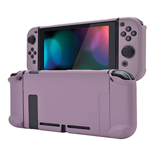 eXtremeRate PlayVital Switchコンソールに対応するバックカバー、分割デザインでNS Joyconハンドヘル..