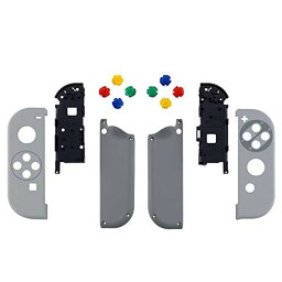 eXtremeRate ジョイコン用交換シェル（ジョイコン本体は付属されません）スイッチjoyconに対応用ハンドヘルドコントローラーハウジングケース、8つのABXYボタン付き、ジョイコンに対応用DIY交換ケース（コンソールケースは含まれていません）【クラシックEU SFC SNES】