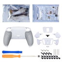 【送料無料】コントローラーではない。eXtremeRate ps5コントローラーBDM-010&BDM-020にのみ対応用プログラムできるRISE4プラスティック製リマップキット、ps5コントローラーに対応用アップグレードボードと再設計されたバックケースラバーグリップ付き&4つのバックボタン【