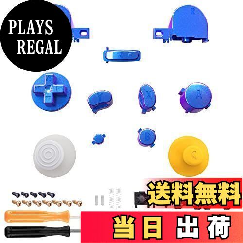 【送料無料】eXtremeRate Nintendo GameCubeコントローラーに対応用交換ABXYやZ L Rや十字キーボタン、ゲームキューブコントローラ...