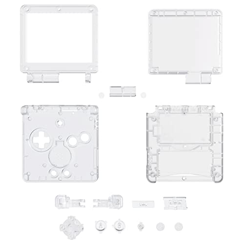 IPS GBA SPアップグレードeXtremeRateカスタム交換用ハウジングシェル- IPSと標準 LCD の両方に対応-コンソールやスクリーンは付属していません【暗闇で光る-グリーン】