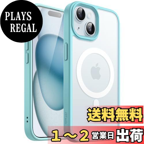 JEDirect iPhone 15 6.1 ޥͥå  MagSafeб ȾƩΥޥå  Ѿ׷ С (...