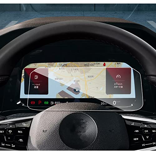 商品情報商品の説明?幣品はruiya製、車用カスタムの強化・メーター保護フィルムです。ご購入前、必ず車種をご確認ください。 適合車種： 新型 フォルクスワーゲン ゴルフrヴァリアント Golf R Variant (2022.10~現行) 新型 フォルクスワーゲン ゴルフ ヴァリアント8 Golf Variant (2021.7~現行) 硬度9H： 日本製素材旭硝子を採用した硬度9Hの強化ガラスでキズから守ります。 HDクリア： 高透明度のガラス素材を採用しており、保護しながらメーターの液晶画面を損なわなくて、綺麗に画像を全て展示することができます。 飛散防止処理： 万が一フィルムが破損した場合でも、ガラスが飛び散らず張り付いた状態になるので安全です。 精巧なエッジ加工： 精巧なエッジ加工により、引っ掛かり感がなく気持ち良い滑らかな質感を実現します。 自己吸着タイプ： 自己吸着タイプ、気泡が入りにくくて、初心者でも簡単に貼り付けます。 ARコーティング： 表面コーティング加工されており、撥水性や疎油性に優れ、汚れや指紋などがついても簡単に綺麗に拭き取ることができます。 ※メーター用ガラスフィルム貼付け操作注意事項※ 1.付属の吸盤を使ってフィルムの正面の一角に吸着します。 2.フィルム裏面のシールを外しかけて、フィルムをメーターに合わせって粘着を準備します。 3.前に吸盤で吸着したフィルムの一角はメーターの一角に合わせって、少しずつ力をいれて、フィルムをパッチリ貼り付けてください。 4.もし気泡が入った場合には、指か吸盤か気泡を外に押し出してください。貼り直す場合はありますが、強く?がさないでくださいね。 ?※安心な3年メーカーサービス＆無償返品・返金保証」：※弊社の保護フィルムは3年間の安心保証が付き、3年間以内に何にか不具合・不良があれば無償交換または全額返金などの保証サービスを提供致しますので、ご安心してお買い求めください。製品に何か不明点がありましたら、ご連絡頂ければ迅速に対応させて頂きますので、いつでもお気軽にメールでご連絡ください。 ?主な仕様 「適用車種」?新型 フォルクスワーゲン ゴルフr8ヴァリアント (2022.10~現行) ?新型 フォルクスワーゲン ゴルフ8 ヴァリアント (2021.7~現行)br「特徴」：HDクリア、キズ防止最適、自己吸着タイプ、気泡なし、9H硬度、貼り付けも簡単、ARコーティング、疎油性、撥水性、飛散防止、汚れ防止br「0.33mm極薄」：更に滑らかな手触りを提供して、スムーズな操作体験は本体の手触りをそのままに感じできますbr「同梱発送」：強化ガラス保護フィルムx1、固定用シールx2、ウェットティッシュx1、ホコリ取りシートx1、画面拭きクリーナーx1、取付説明書x1br「安心な3年メーカーサービス＆無償返品・返金保証」：弊社の保護フィルムは3年間の安心保証が付き、3年間以内に何にか不具合・不良があれば無償交換または全額返金などの保証サービスを提供致しますので、ご安心してお買い求めください。製品に何か不明点がありましたら、ご連絡頂ければ迅速に対応させて頂きますので、いつでもお気軽にメールでご連絡ください。