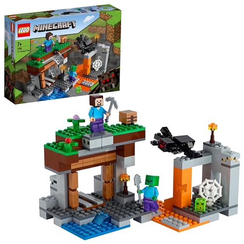 レゴ LEGO おもちゃ マインクラフト 廃坑の探検 男の子 女の子 マイクラ Minecraft 子供 グッズ ゲーム 玩具 知育玩具 誕生日 プレゼント ギフト レゴブロック 21166 7歳 ~