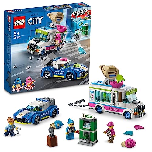 レゴ(LEGO) シティ アイスクリームトラックを追え！ 60314 おもちゃ ブロック プレゼント 警察 けいさ..