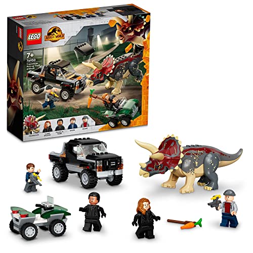 楽天PLAYS REGALレゴ（LEGO） ジュラシック・ワールド トリケラトプスのトラック襲撃 76950 おもちゃ ブロック プレゼント 恐竜 きょうりゅう 男の子 女の子 7歳以上