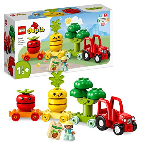 楽天PLAYS REGALレゴ（LEGO） デュプロ はじめてのデュプロ やさいのトラクター 10982 おもちゃ ブロック プレゼント幼児 赤ちゃん ごっこ遊び 乗り物 のりもの 男の子 女の子 1歳半以上