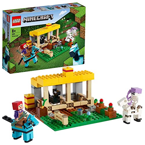楽天PLAYS REGALレゴ（LEGO） マインクラフト 馬小屋 21171 おもちゃ ブロック プレゼント テレビゲーム 動物 どうぶつ 男の子 女の子 8歳以上