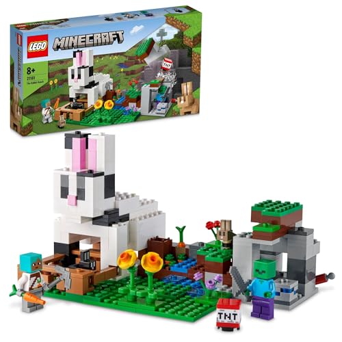 楽天PLAYS REGALレゴ（LEGO） マインクラフト ウサギ牧場 21181 おもちゃ ブロック プレゼント テレビゲーム 動物 どうぶつ 男の子 女の子 8歳以上