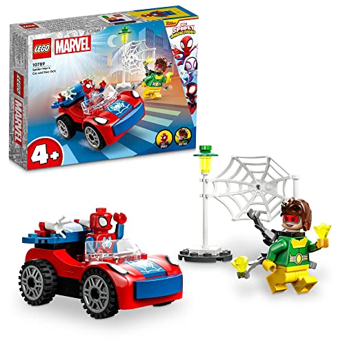 楽天PLAYS REGALレゴ（LEGO） マーベル スパイディとすごいなかまたち スパイディのくるまとドック・オク 10789 おもちゃ ブロック プレゼント 車 くるま 男の子 女の子 4歳以上