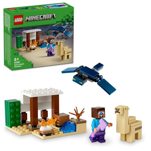 楽天PLAYS REGALレゴ（LEGO） マインクラフト スティーブの砂漠探検 おもちゃ 玩具 プレゼント ブロック 男の子 女の子 子供 5歳 6歳 7歳 8歳 小学生 マイクラ ラクダ 21251