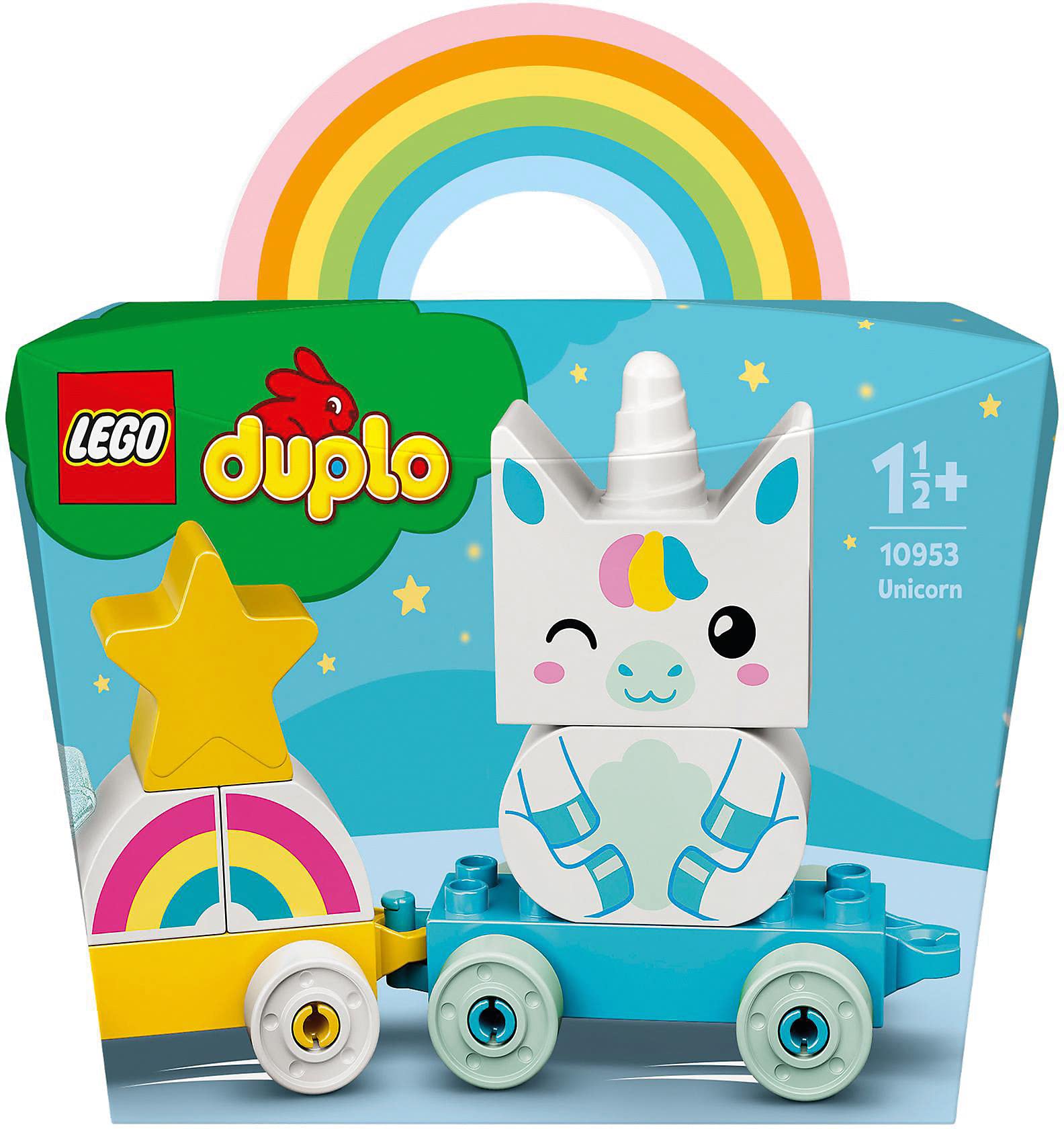 楽天PLAYS REGALレゴ（LEGO） デュプロ はじめてのデュプロ ユニコーン 10953 おもちゃ ブロック プレゼント幼児 赤ちゃん 動物 どうぶつ 男の子 女の子 1歳半以上