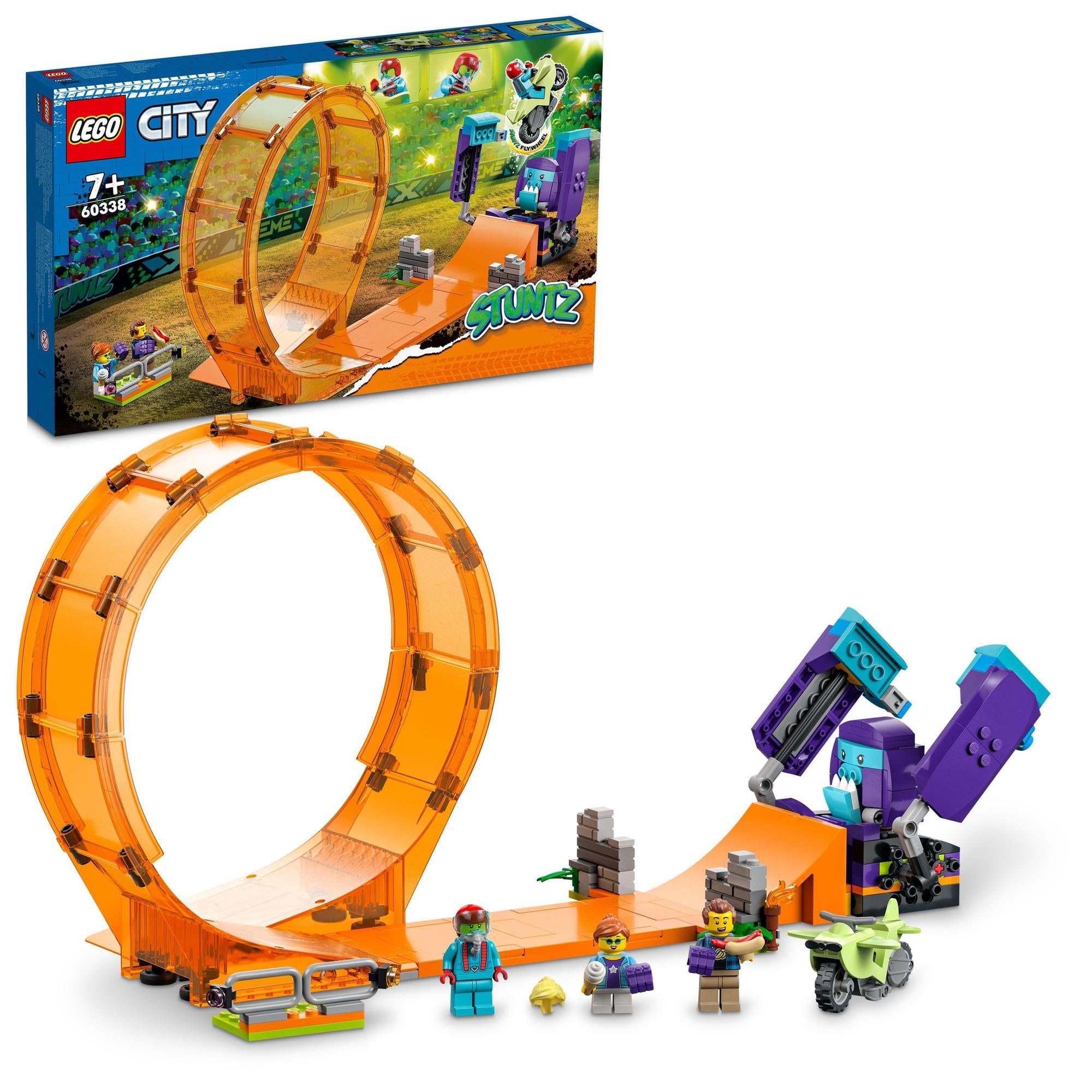 楽天PLAYS REGALレゴ（LEGO） シティ チンパンジー大回転スタント 60338 おもちゃ ブロック プレゼント 車 くるま 乗り物 のりもの 男の子 女の子 7歳以上