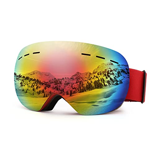 商品情報商品の説明主な仕様 【UV400保護と曇り防止】Feisedy スキーゴーグルはおしゃれで機能満載です。 スキーゴーグルのレンズは紫外線を遮断し、太陽や雪からの眩しさや有害な光線から目を守ります。 曇り止めレンズがレンズの曇りを抑えます。 それは、スキー、スノーボード、その他のウィンタースポーツではいかなる環境でも、クリアな視界を維持できます。br【ダブルレンズ】このスキー眼鏡は二重レンズを採用しています。 スノーボード用ゴーグルの外レンズはPC素材を採用し、軽量、耐熱、視界良好です。 曇り止めインナーレンズは、優れた解像度を提供します。 天候条件や好みに合わせて。br【ヘルメットとOTG対応】OTGデザインのスキーゴーグルでスノーゴーグルの下に着ることができます。 スーパーワイドと調節可能なショルダーストラップは、大人やジュニアに最適です。br【高品質】これらのスノーゴーグルはTPUソフトフレームと三層の抗アレルギーフォームデザインを採用し、より快適で、安全と個性の向上を実現します。 泡複合体から水分を効率よく送り、肌をドライに保ちます。 優れた防霧と傷防止コーティングを施した二重レンズデザインは、どんな光でも地形でも歪みません。