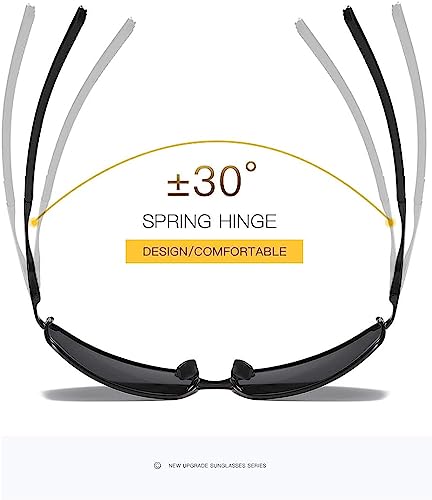 ������̵����[FEISEDY] ���󥰥饹 ��� �и����󥰥饹 UV400�ݸ� Ķ���� ��ž����ž�֡���� B1029 (���졼/�֥�å�)